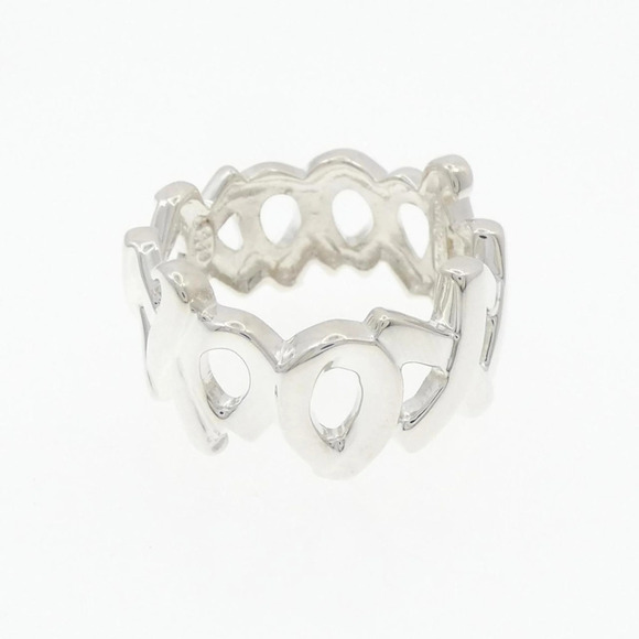 Tiffany Sterling Silver Wide 1837 Ring 51 5.75 1688400  TIFFANY Authentic Silver Ring